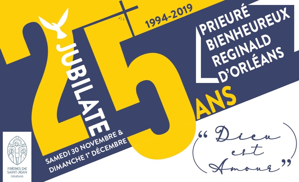 Jubilé de 25 ans du prieuré des Frères de Saint-Jean à Orléans